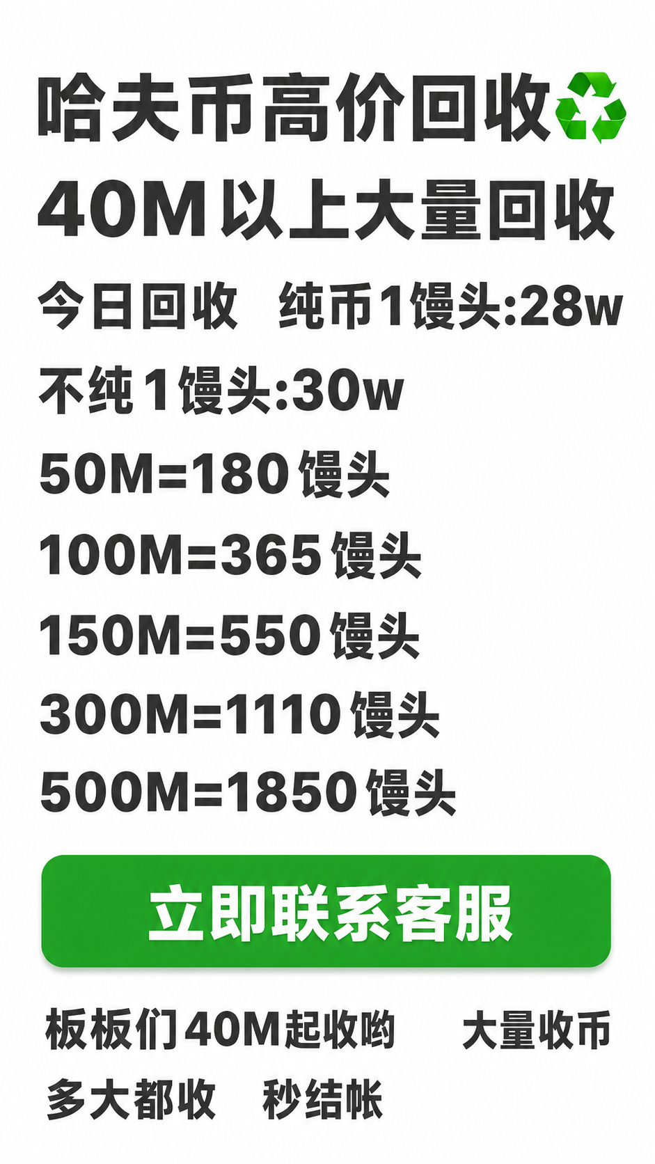 price list
